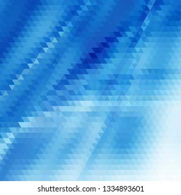 modern layout for presentation.  blue abstract vector triangle background 
