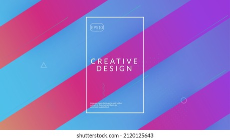 Modern Layout. Tech Abstract Design. Dynamic Shape. Creative Brochure. Minimal Pattern. Graphic Frame. Violet Trendy Poster. Art Landing Page. Violet Modern Layout