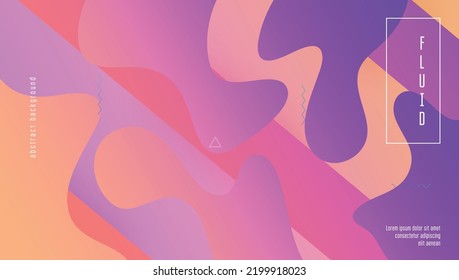 Modern Layout. Vibrant Page. Liquid Concept. Pink Hipster Cover. Geometric Background. Business Invitation. 3d Gradient Poster. Flat Landing Page. Violet Modern Layout