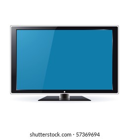 Modern LCD TV set
