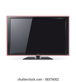 Modern LCD TV set