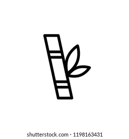 Modern leaf icon