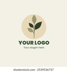 "Modern Leaf Logo Design for Eco-Friendly Brands"

