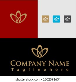 The modern leaf logo design uses gold, elegant and uncomplicated, with the latest EPS illustrations can inspire and suit your business.
