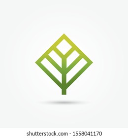 Modern leaf logo vector. Corporate Logo Templates. logo abstract vector. Logo Business Technology Abstract Design