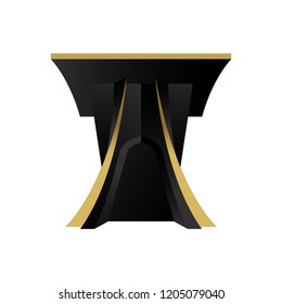 Modern lectern vector design
