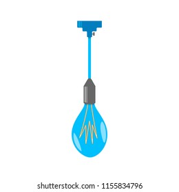 Modern LED ceiling lamp design isolated on white