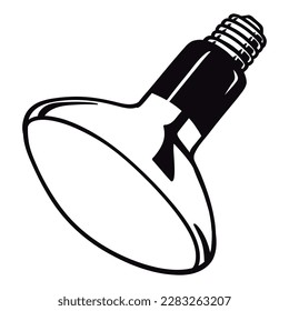 Modern LED energy saving white bulb