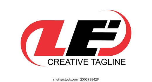 Modern LEE letter vector, free logo design.