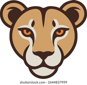 Modern Leopard Head Logo Design Elements

