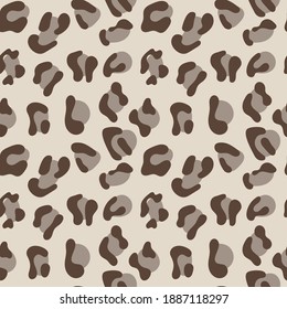 Modern leopard pattern, seamless vector pattern eps 10 illustration