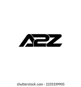 Modern letter A 2 Z monogram logo