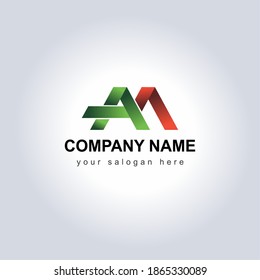 Modern Letter AA Logo Design Vector Illustration for your Business Identity. Creative Symbol Company Name with slogan. Unique AA Logo Icon for monogram . Beautiful Company Logo Idea.