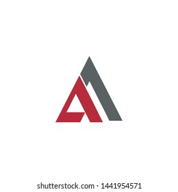 Modern Letter Aa Vector Logo Design Stock Vector (Royalty Free) 1441954571