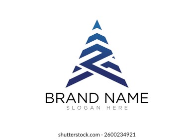 Modern Letter A Arrow Vector Logo concept, Simple Arrow a logo designs concept.
