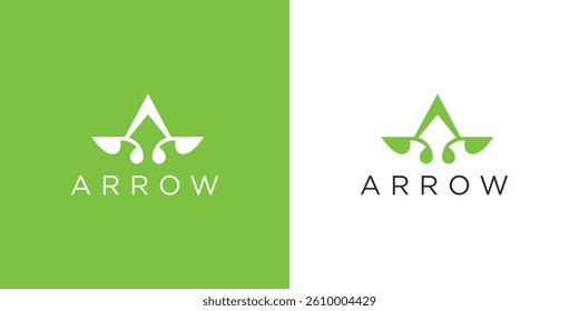 Modern Letter A Arrow Vector Logo concept, Simple Arrow logo designs concept.