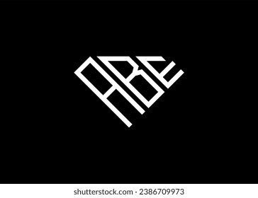 Modern letter A B E diamond shape logo And initial monogram A B E letter logo vector template