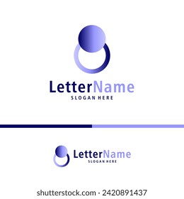Modern letter B logo design vector. Creative B logo concepts template