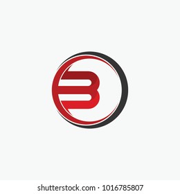 Modern Letter B Logo Icon Design Template