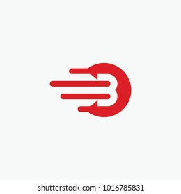 Modern Letter B Logo Icon Design Template