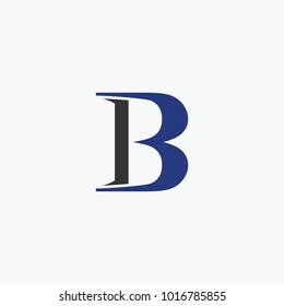 Modern Letter B Logo Icon Design Template