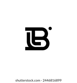 Plantilla de diseño de Vector de logotipo de letra B moderna