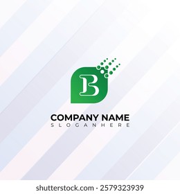 Modern Letter B technology Logo Design