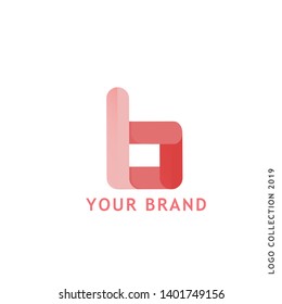 Modern, letter b, vector logo temlate. 