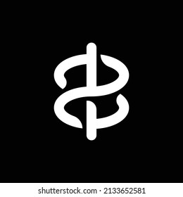 modern letter BB or double B infinity logo design