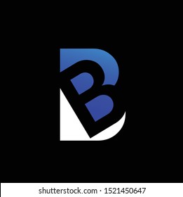 Modern Letter Bb Logo Download - Vector