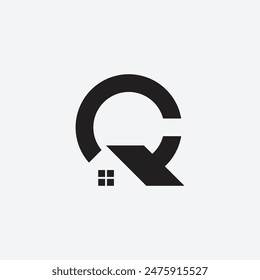 Modern Letter C House Logo Icon Vector