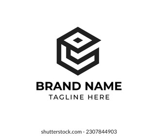 Modernes Logo-Design des Buchstaben C