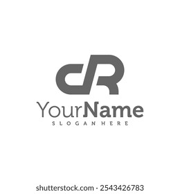 Modern letter CR logo design vector. Creative CR logo concepts template