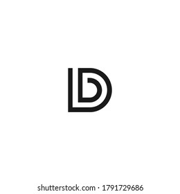 Letter D Creative Vector Logotype Stock Vector (Royalty Free) 525640261