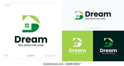 Modern letter D home logo icon design vector, Initial D house symbol for real estate, architecture, property, agency, building construction, residential, interior furniture sign and brand identity.