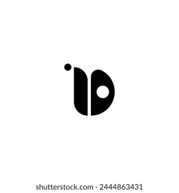 Moderne Letter D Logo Vektorgrafik Design Vorlage
