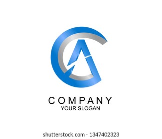 Modern letter A design for the logo
