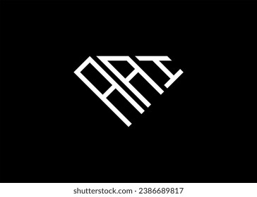Modern letter A A I diamond shape logo And initial monogram A A I letter logo vector template