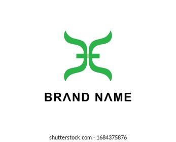 Modern letter e logo. Business template  vector icon.