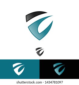 Modern letter E logo design vector
