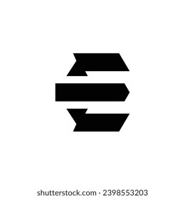 Modern Letter E Logo Design Template - Vector Illustration
