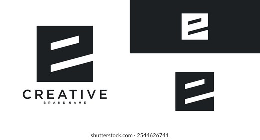 Modern letter E logo design vector template. Premium Vector