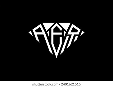 Logo de la letra moderna A Forma de diamante E Q Y modelo de vector del logotipo de la letra E Q del monograma inicial