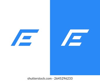 letra moderna EP ou Letra PE logotipo conceito vetor ícone