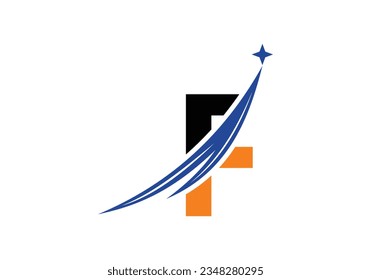 Modern Letter F Logo Template. luxury branding Letter Logo Design  Vector