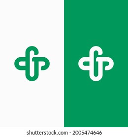 modern letter G cross or plus logo. medical logo.