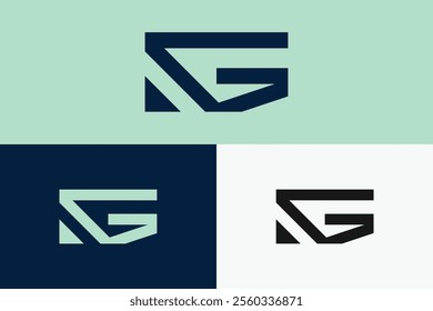 modern letter G logo, simple letter G logo.