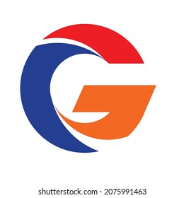 diseño vectorial de logotipo G de letra moderna