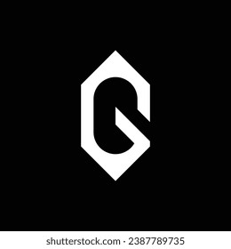 modern letter G monogram logo design