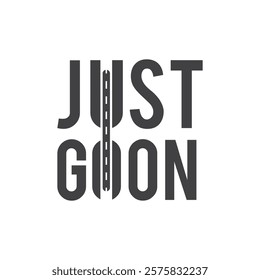 Modern letter GOON logo design vector, GO ON logo, Vector design, 